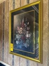Glenda Turley Floral Print, Sconces, Decorative Floral Plate