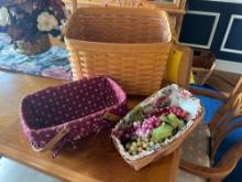 (3) Longaberger Baskets