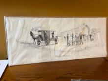 Sunday Morning Print by Les Troyer
