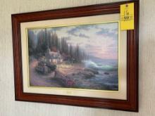 Pine Cove Cottage by Thomas Kinkade