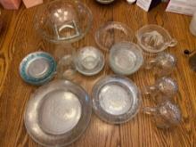 Glass Dishes, Bowls, Glasses, Juicer