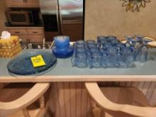 Blue Dish Set