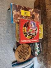 Board Games and Piano Bench