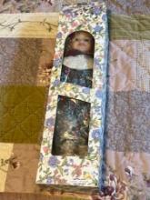 The Wimbledon Collection Porcelain Doll New in Box