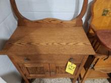 Oak Wash Stand