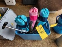 Kids Camping Chairs, Razor Scooter, Tennis Rackets