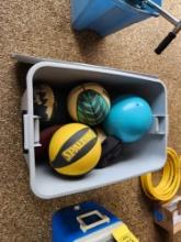 Basketballs and Football