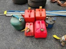 Assorted Fuel Cans