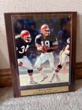 Bernie Kosar Autographed Plaque