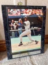 Ellis Burks Autographed Plaque