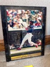 Kenny Lofton Autographed Plaque
