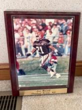 Eric Metcalf Autographed Plaque