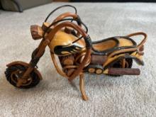 Handmade Wood Motorcycle