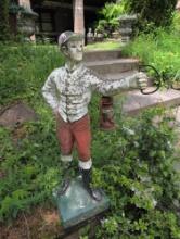 Cement lawn Jockey