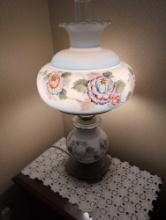 Hand painted banquet lamp and bedroom lamps