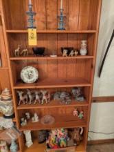 Reindeer ceramic figures, clowns, oriental decor and more