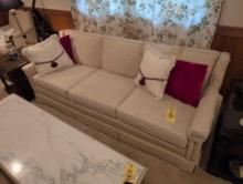 3 Cushion cream sofa