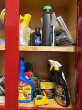 Contents of cabinet