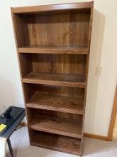 Wood book shelf