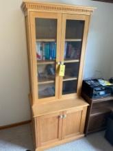 2 door cabinet with bottom storage