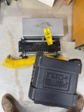 jointer, template, hose, empty cases