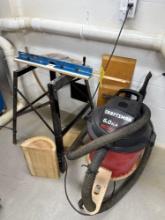 craftsman wet/dry vac , work bench platform