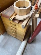 nice work cabinet with misc wood