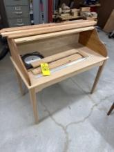 nice wood roll top desk