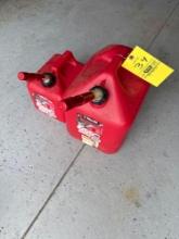 2 gas cans