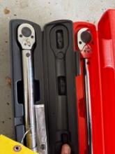 pair of click type torque wrenches