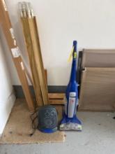 sweeper, heater chair, misc