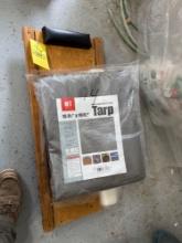 craftsman shop creeper, tarp