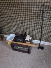 Baseball bad, Technics turntable and decor