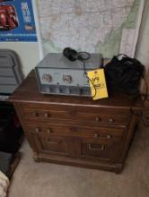 Hallicrafters Model HT40, Craftsman portable air pump, Vintage washer stand