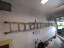 Extended alum extension ladder
