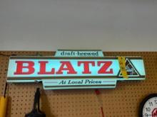 Blatz beer sign - lighted