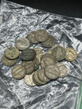 (26) silver war nickels