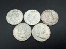Franklin Half Dollar bid x 5