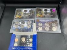 1983 proof set - (4) national park quarter sets