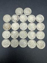Buffalo Nickels Assorted Dates bid x 22