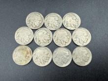 Buffalo Nickels Assorted Dates bid x 11