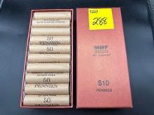 Federal Reserve Bank of New York 1960 Rolled Lincoln Head Cents