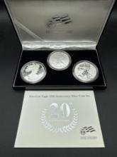 American Eagle 20th Anniversary Silver Coin Set 2006