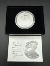 2022 American Eagle One Ounce Silver Uncirculated Coin