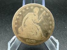 1876 Seated Liberty Half Dollar