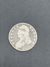 1829 Bust half dollar