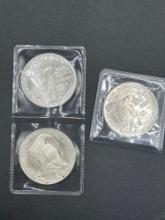 (3) Silver Dollars - 90% - 1983 1984