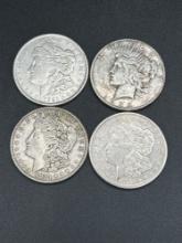 (4) Silver dollars