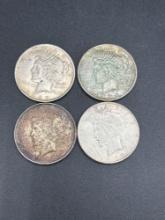 (4) silver dollars