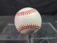 Tom Glavine Signed Autographed Baseball 11-12-1991